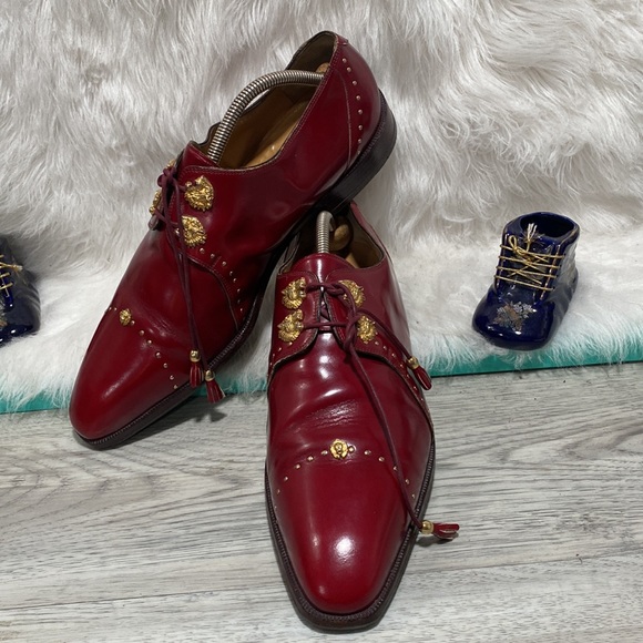 Elegant Red Leather Men\'s Shoes main image 8
